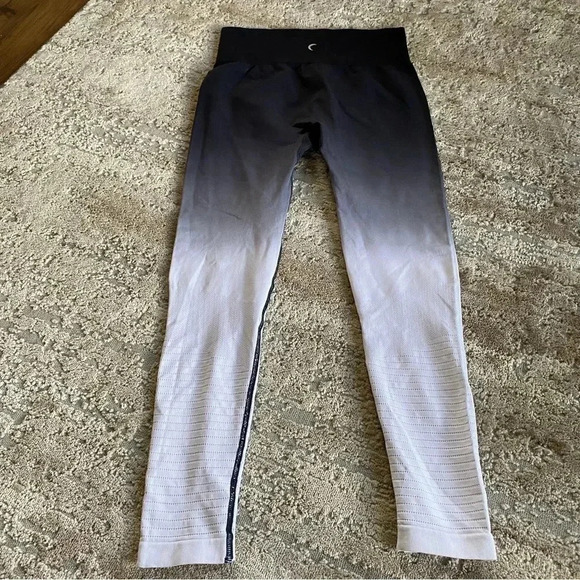 Zyia Active Ombre Performance Leggings Tights Yoga Pants Gym Workout: Small - Picture 8 of 13